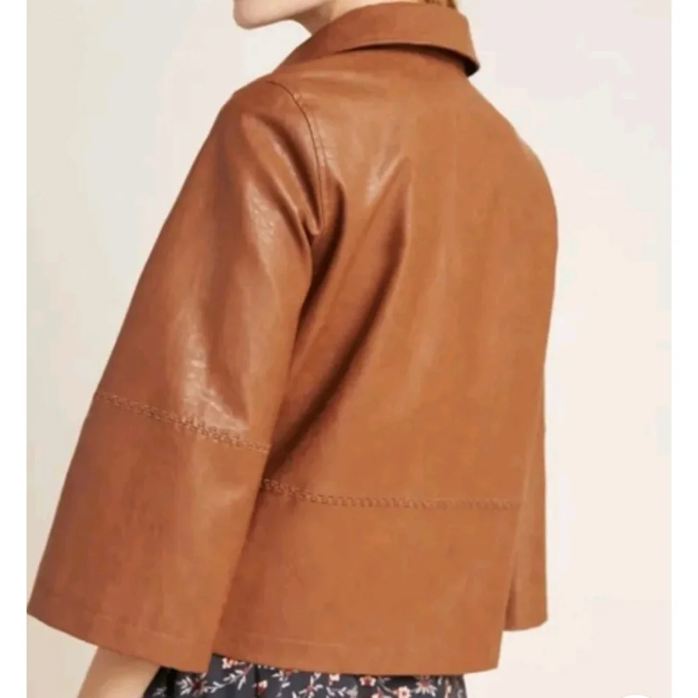Anthropologie Hayden Faux Leather Jacket. - Picture 3 of 16